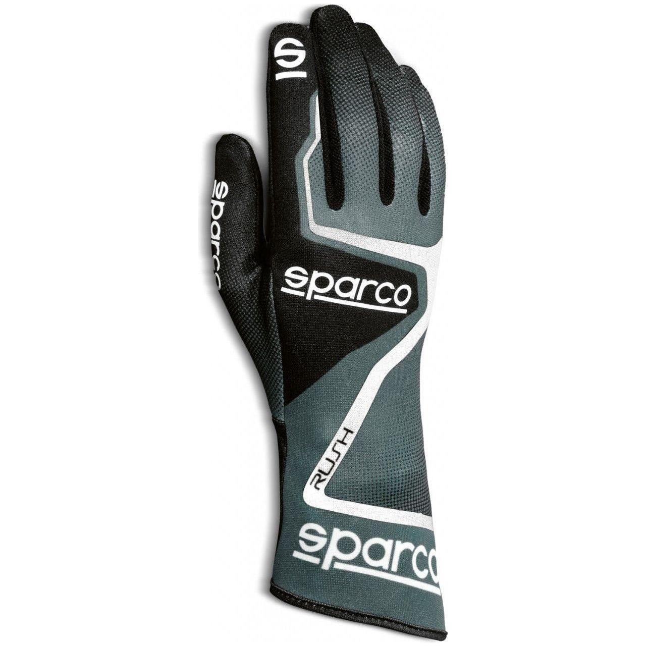 Sparco kartinghandske Rush Grå/Vit