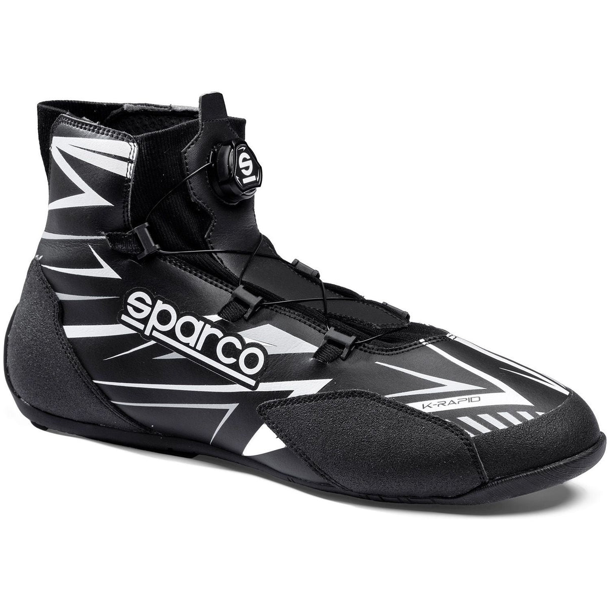 Sparco kartingsko K-Rapid Svart/Vit (med snabbkoppling)