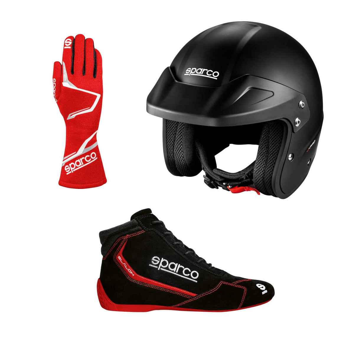 Trackday paket Sparco Svart/röd