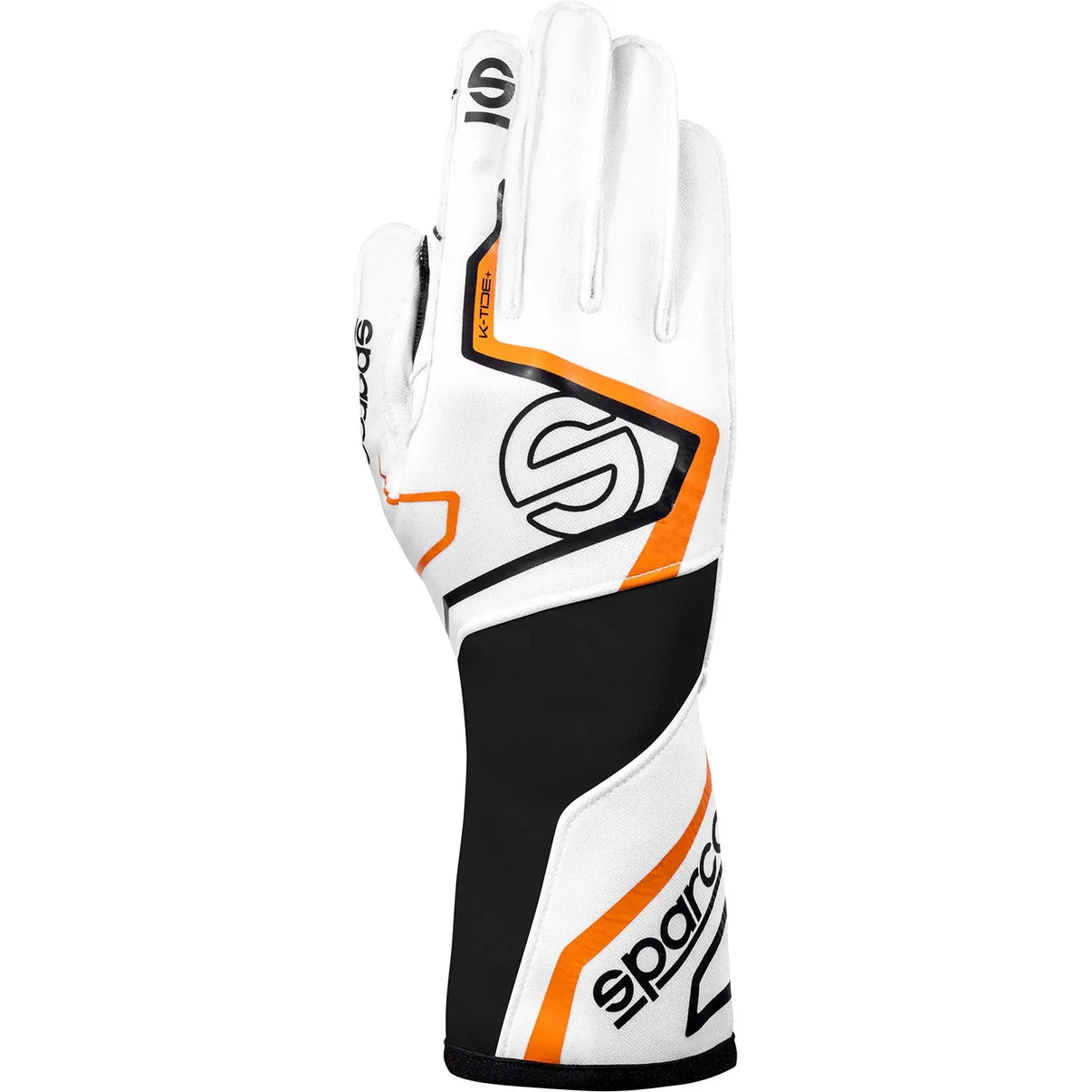 Sparco Kartinghandske K-Tide+ Vit/Orange med Bra Grepp