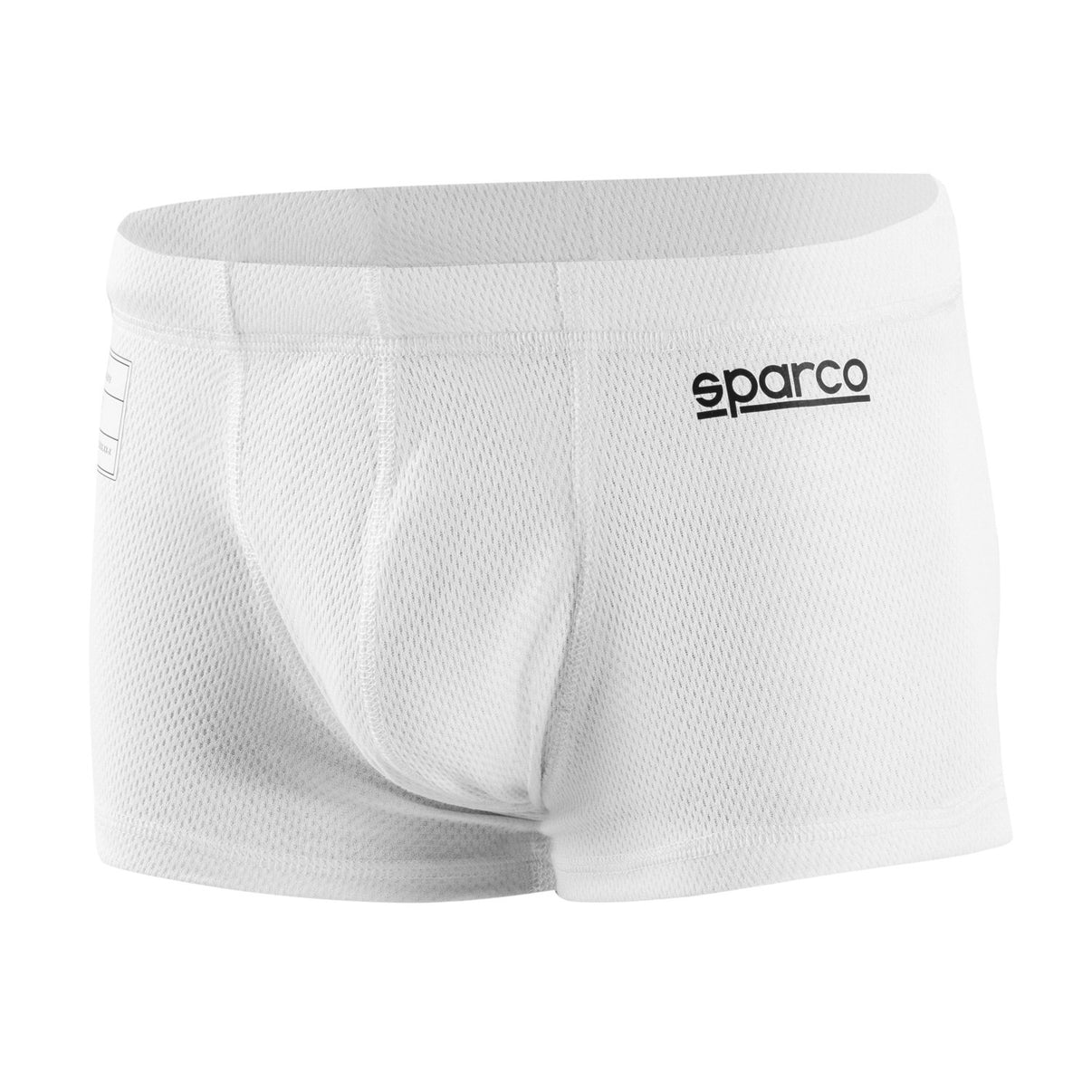 Sparco Nomex boxershorts för racing, vita, off-road säkerhetskläder
