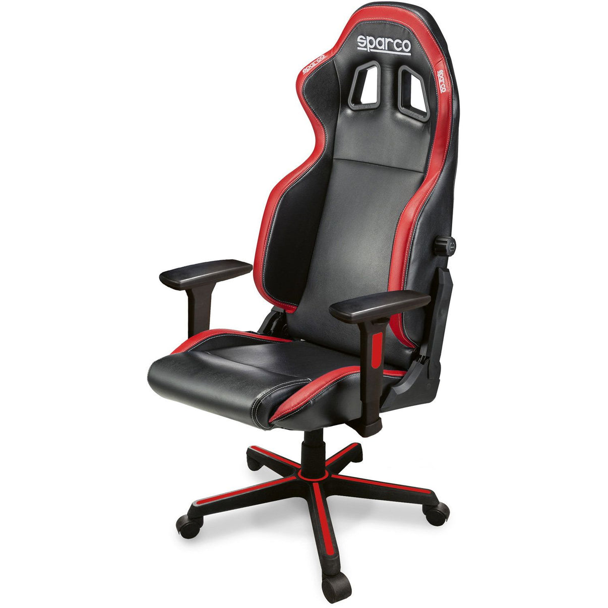 Sparco kontorsstol Ikon för simracing i svart och rött