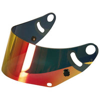 Arai spegelvisir, röd