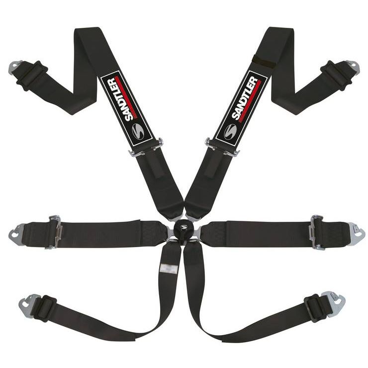 Sandtler racing sele, svart