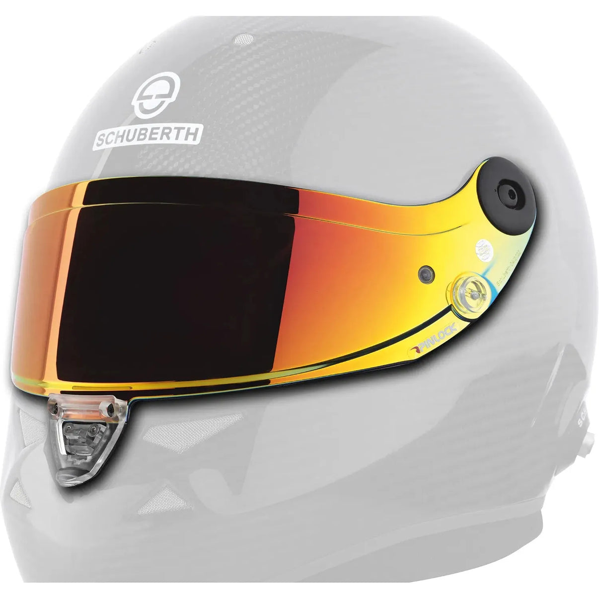 Schuberth pinlock imfritt spegelvisir, mörkt tonat - Röd