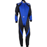 OMP karting overall KS-3X Svart/Blå