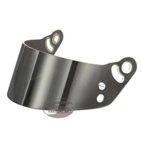 B2 Hjälmvisir, silver spegelblank