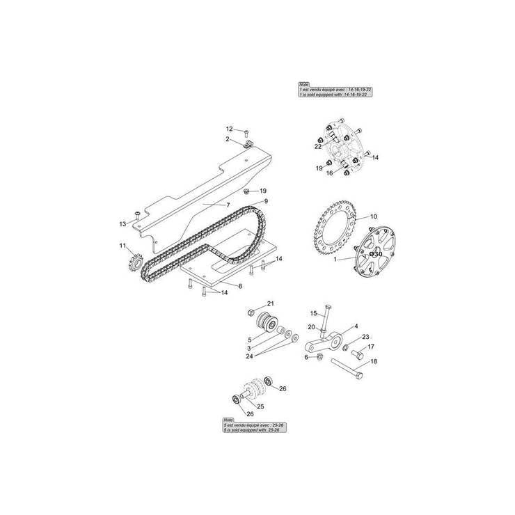 Bakdrev 43T - Honda GX390 - Racing shop