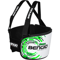 Bengio Bumper Revbensskydd - Vit/Grön - Racing shop