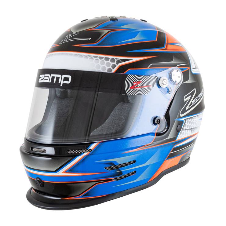 ZAMP RZ-42Y Juniorhjälm Orange/Blå