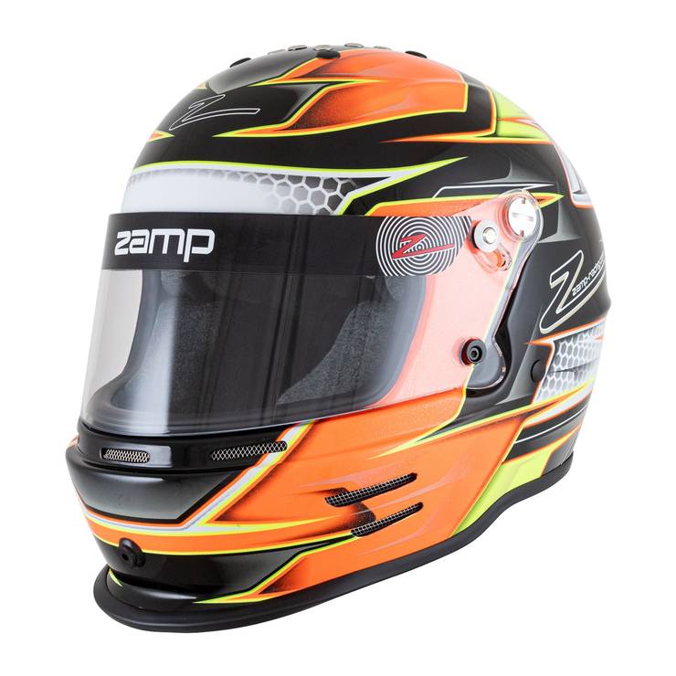 ZAMP RZ-42Y Juniorhjälm Orange/Gul