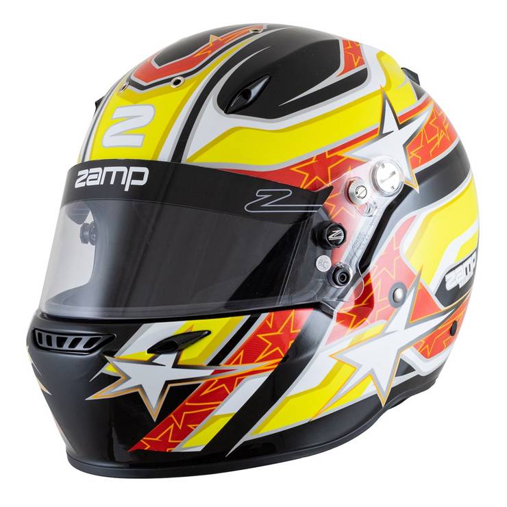 ZAMP ZR-72 Svart/Röd/Orange - huvudbild