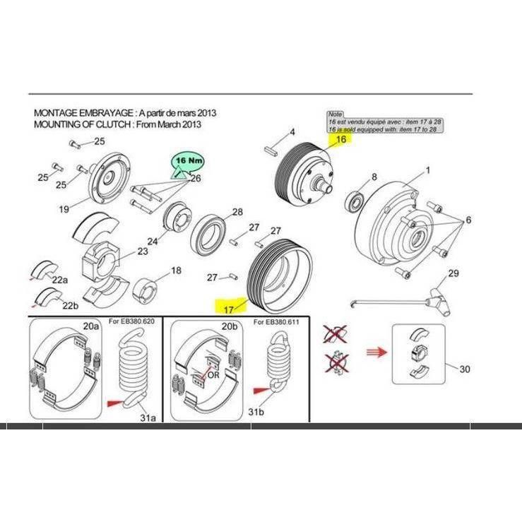 Kopplingstrumma - Honda GX390 - Racing shop