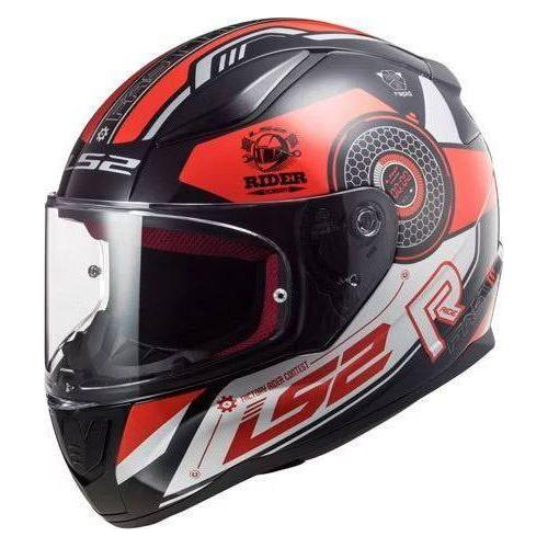 LS2 Rapid STRATUS Integralhjälm - Svart/Röd/Silver - Racing shop