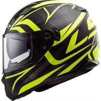 LS2 stream JINK Integralhjälm - Svart/Gul - Racing shop