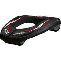 Nackskydd Sparco K-ring - Svart/Röd - Racing shop