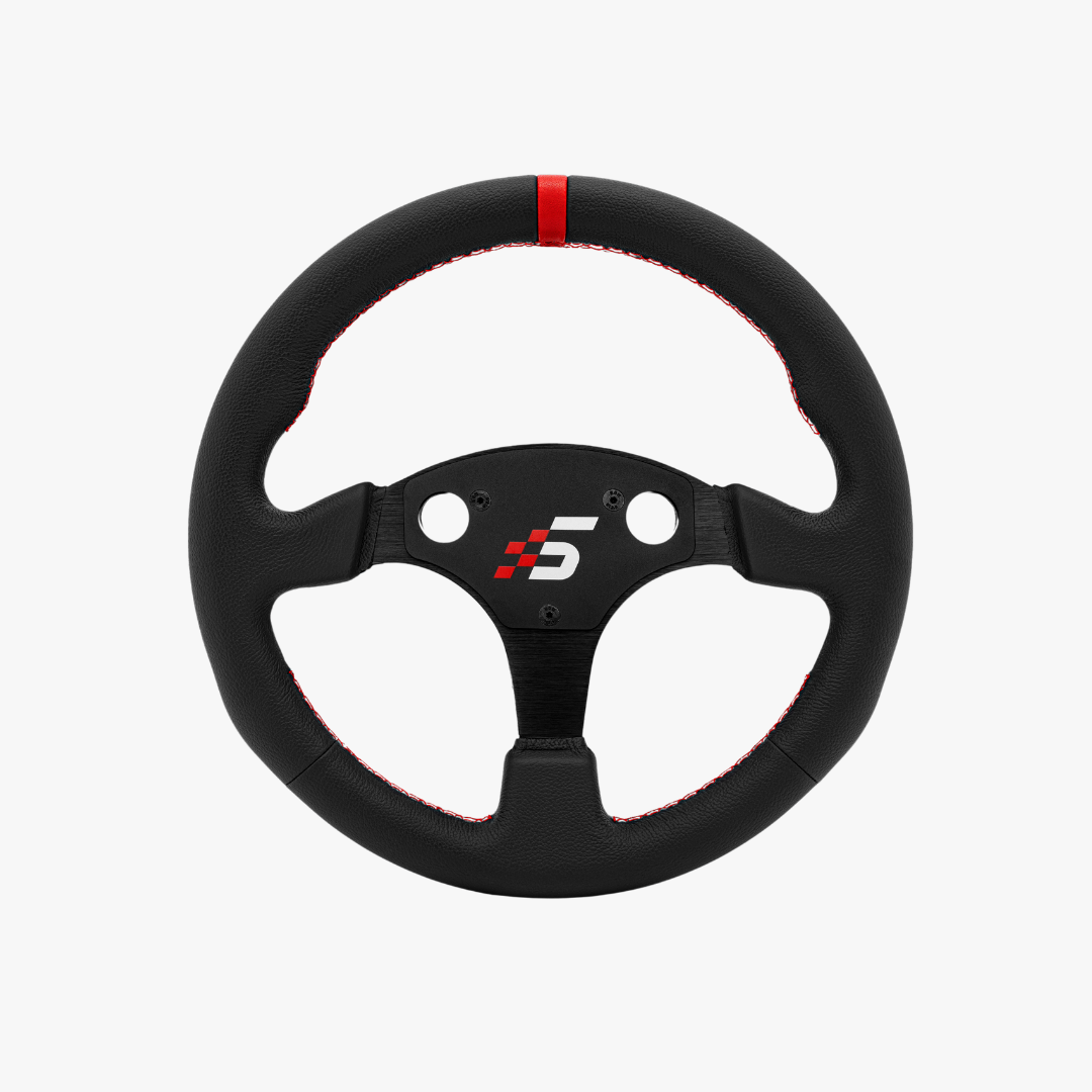 Simagic Rounded Steering Wheel Rim 330mm (K) - Leather - bild 1