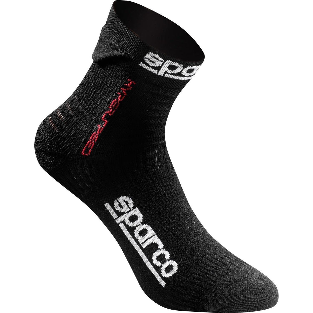 Sparco Gaming Socks Hyperspeed - Svart/Röd - Racing shop