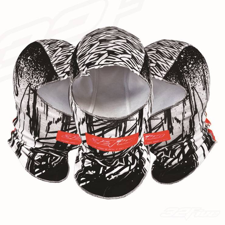 32F Balaclava UNLEASH - Svart/Vit