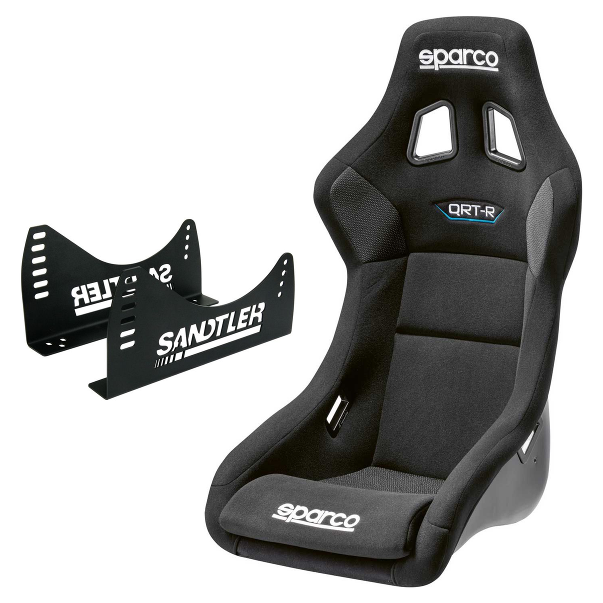 Racingstol Sparco QRT-R + Stålkonsol (3030)
