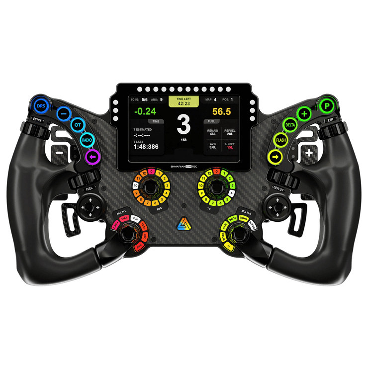 Bavarian SimTec Delta PRO – simracing-ratt med 4,3-tums display