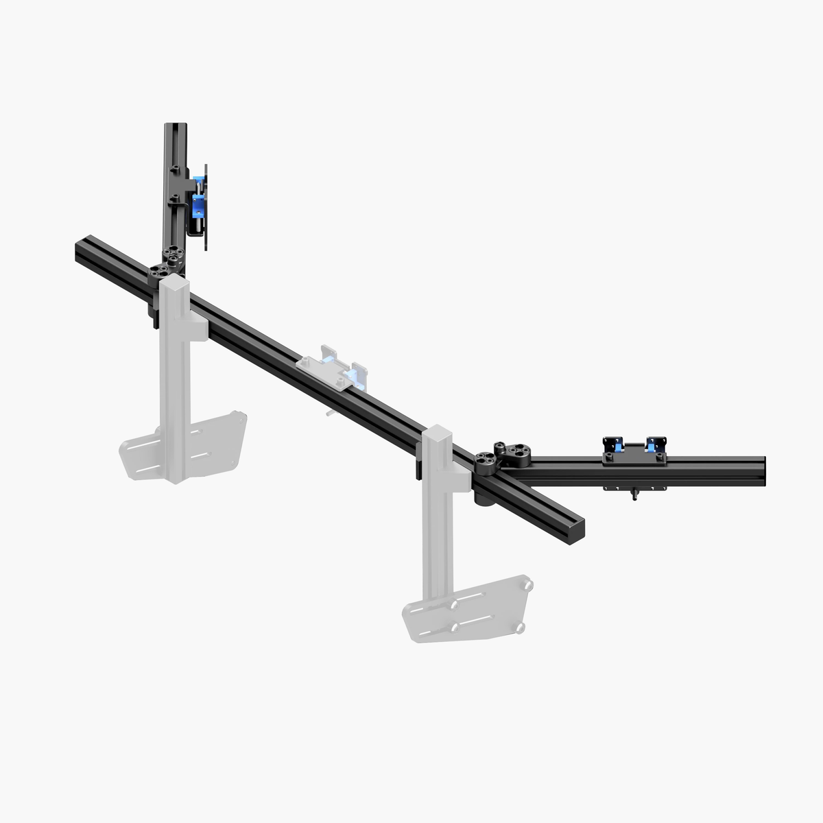 Sim-Lab Monitorstativ GT1 Vario, sedd från sidan