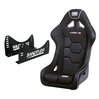 OMP-racingsäte WRC-R + stålkonsol (3030)