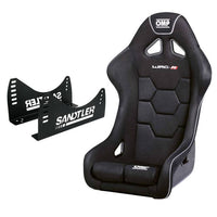 OMP-tävlingssäte WRC-R XL + stålkonsol (3030)