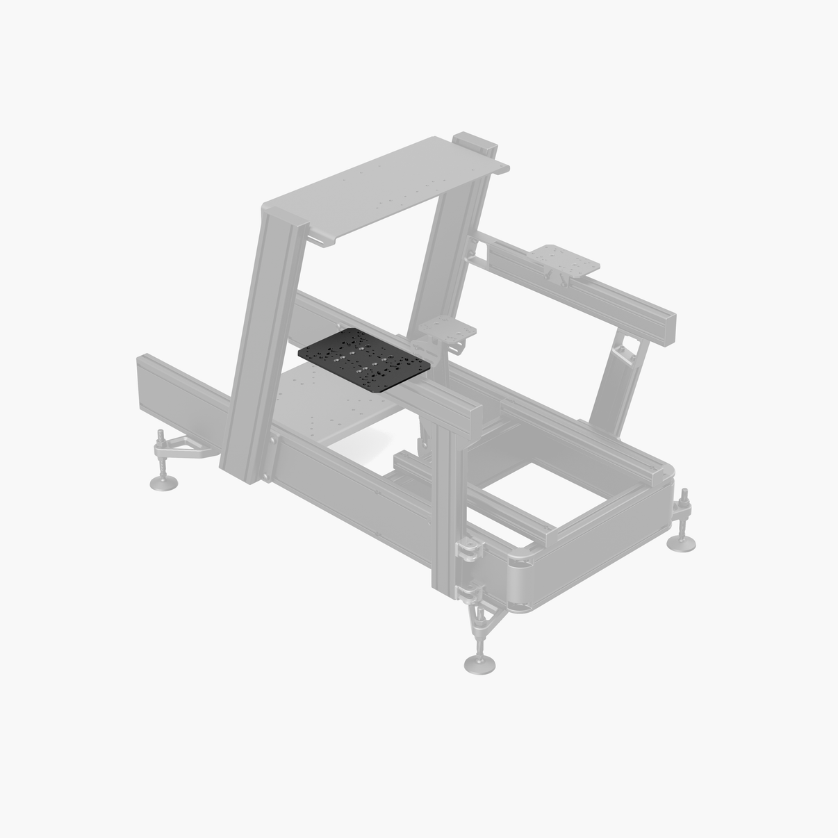 Sim-Lab Throttle Mount flygsimulatorer, vy framifrån