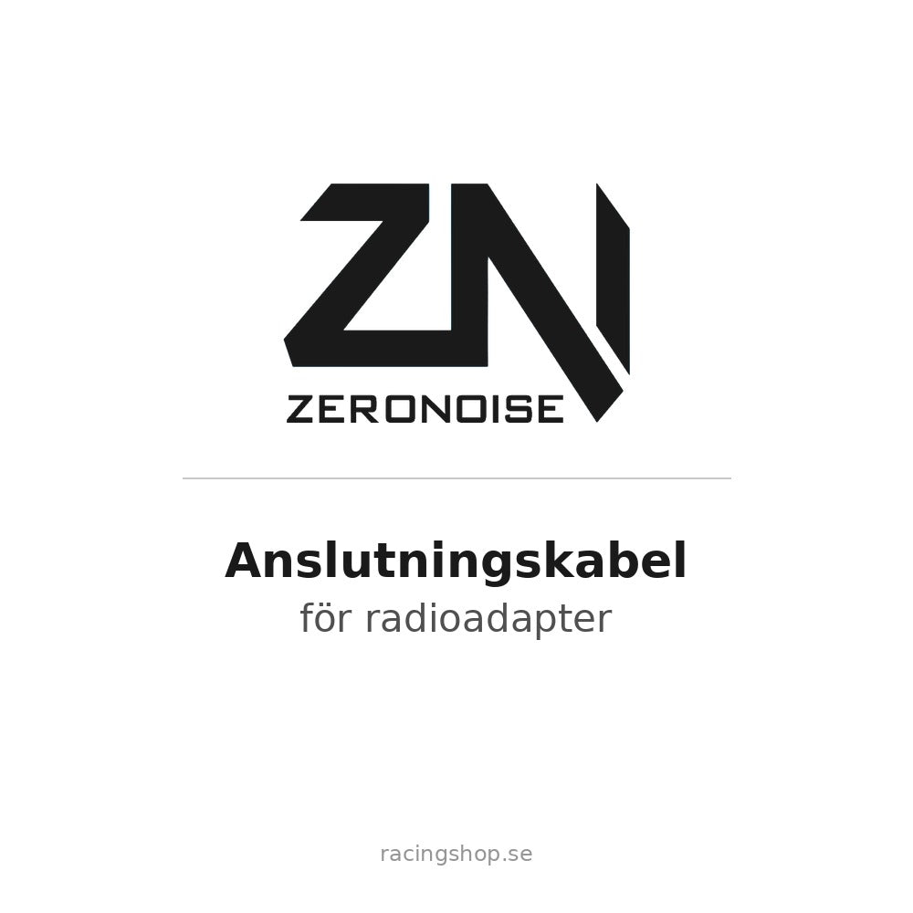 Zeronoise anslutningskabel för radioadapter