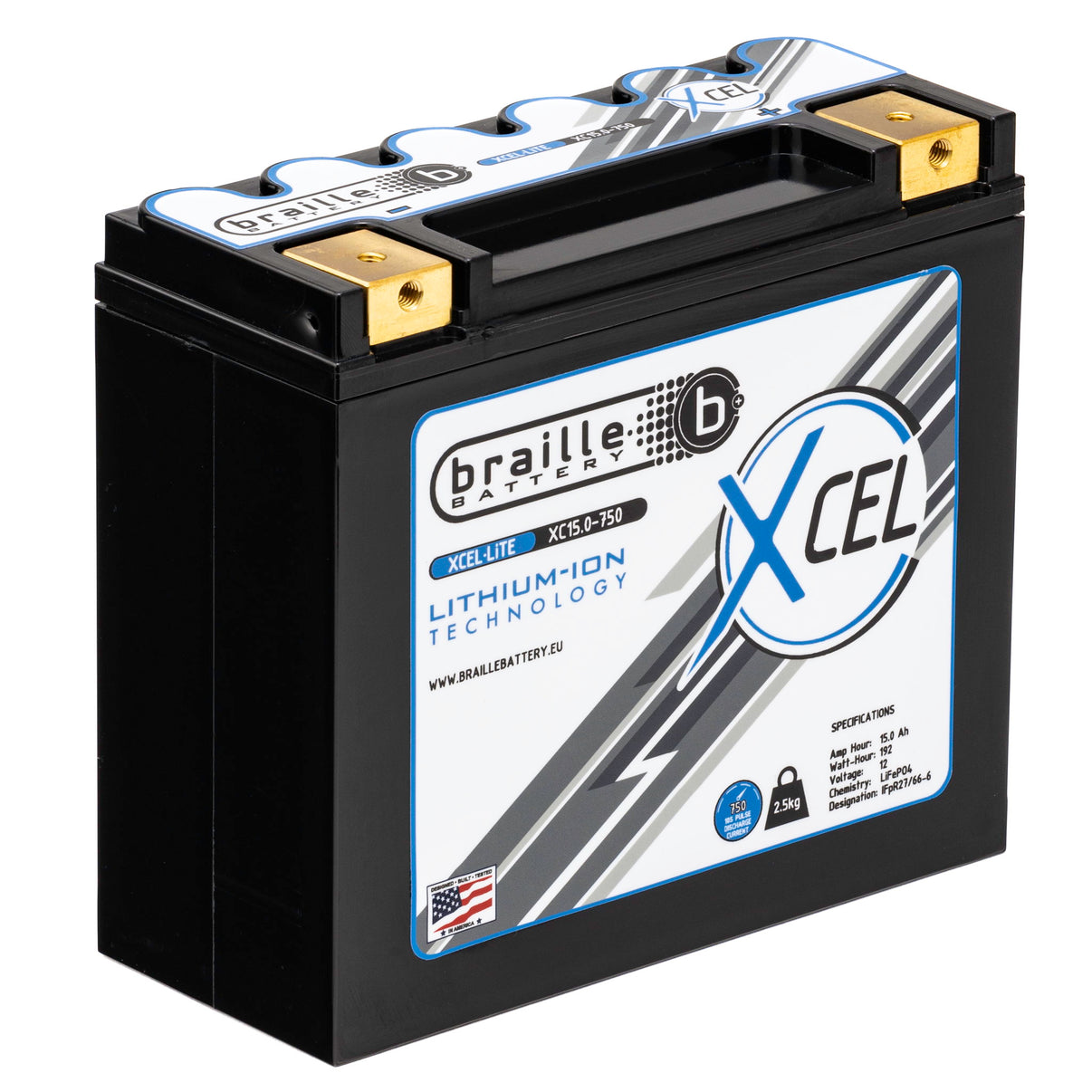 Braille XC15.0-750 | 12V 15Ah 750A
